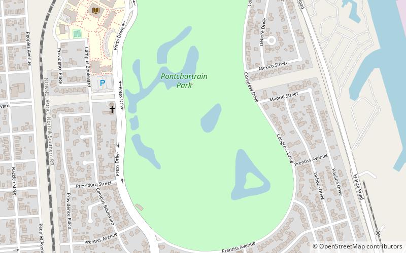 Pontchartrain Park location map