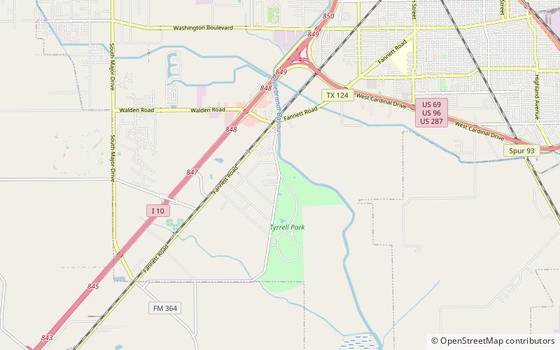 Tyrrell Park and Cattail Marsh location map