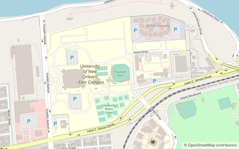 Maestri Field at Privateer Park location map