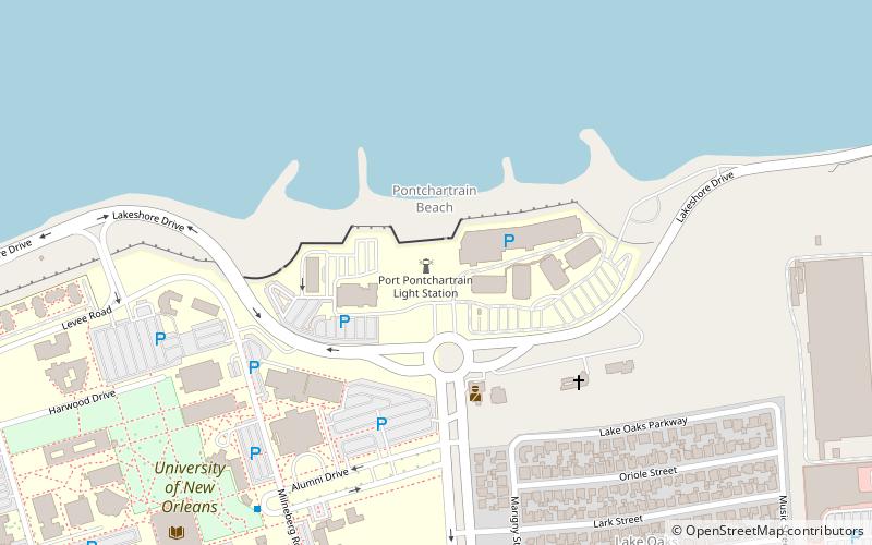 Pontchartrain Beach location map