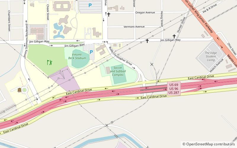 Lamar Soccer Complex location map