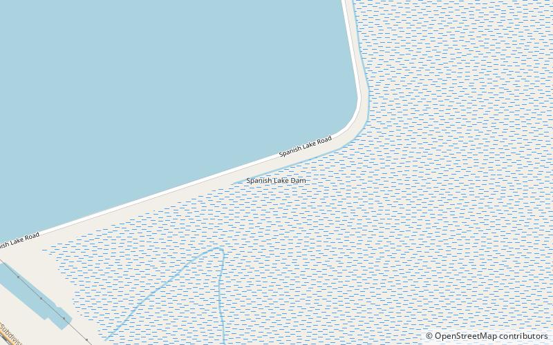spanish lake new iberia location map