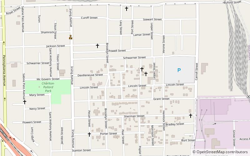 Port of Beaumont location map