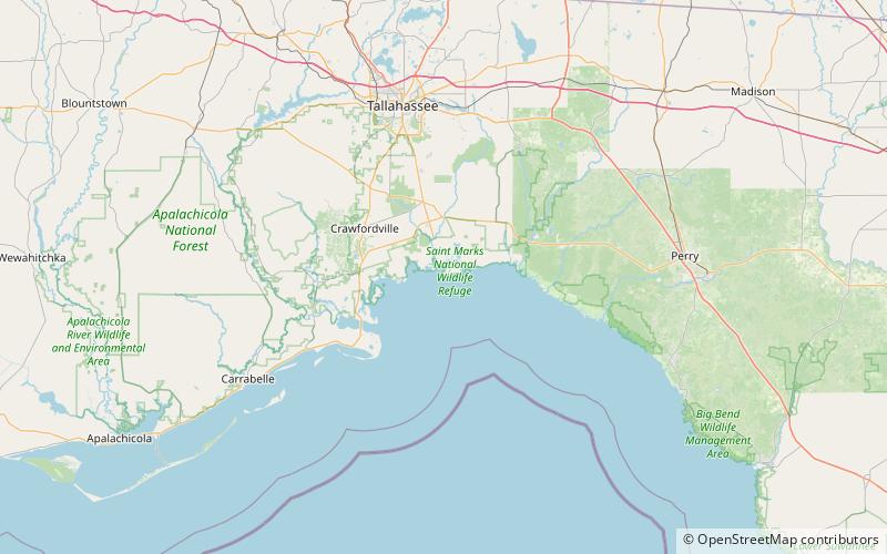 Phare de St. Marks location map