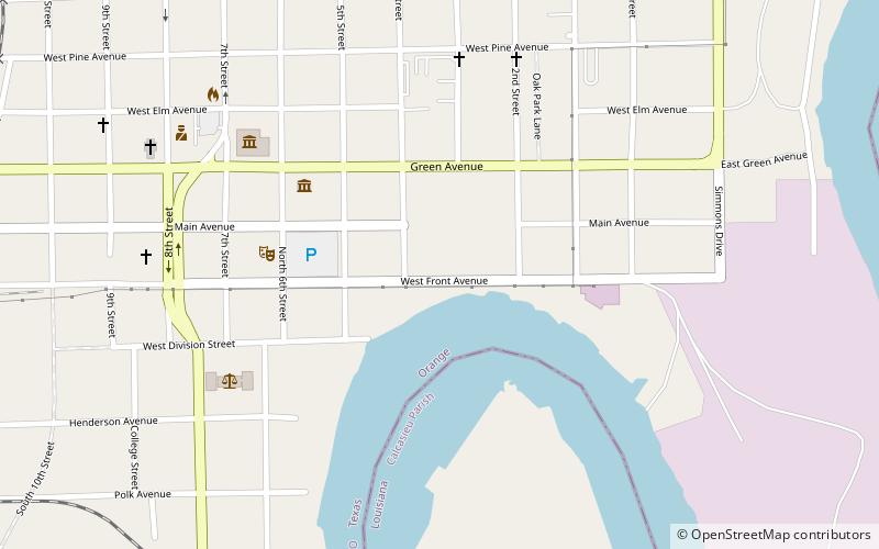 Lamar State College–Orange location map