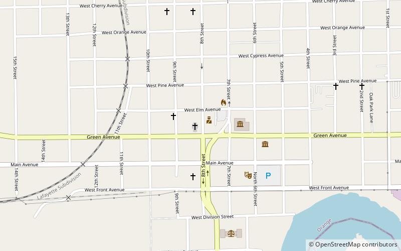 Lutcher Memorial Church Building location map