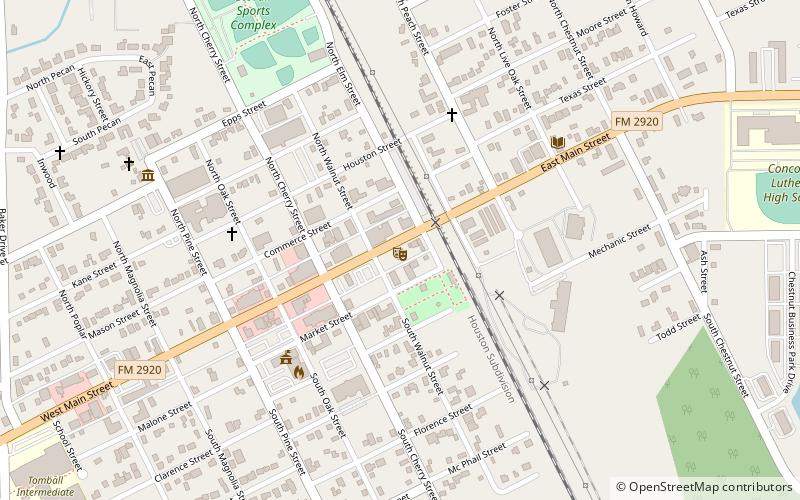 Main Street Crossing location map