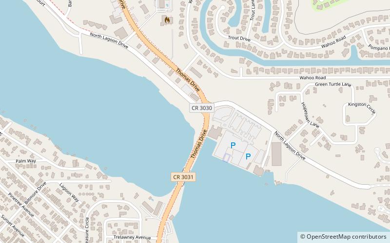 Paradise Watersports Panama City Beach location map
