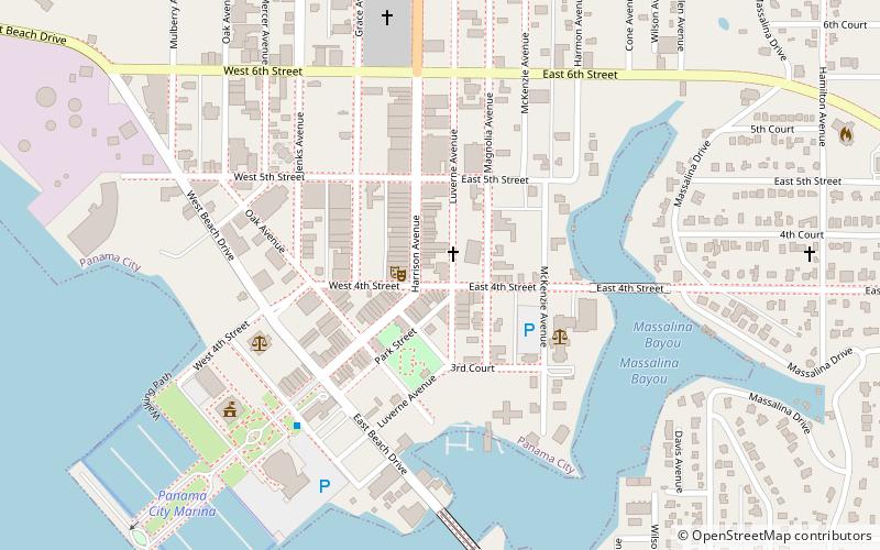 Panama City Center for the Arts location map
