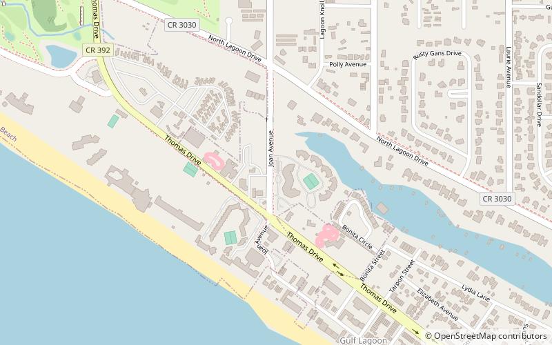 Panama City Beach Winery location map