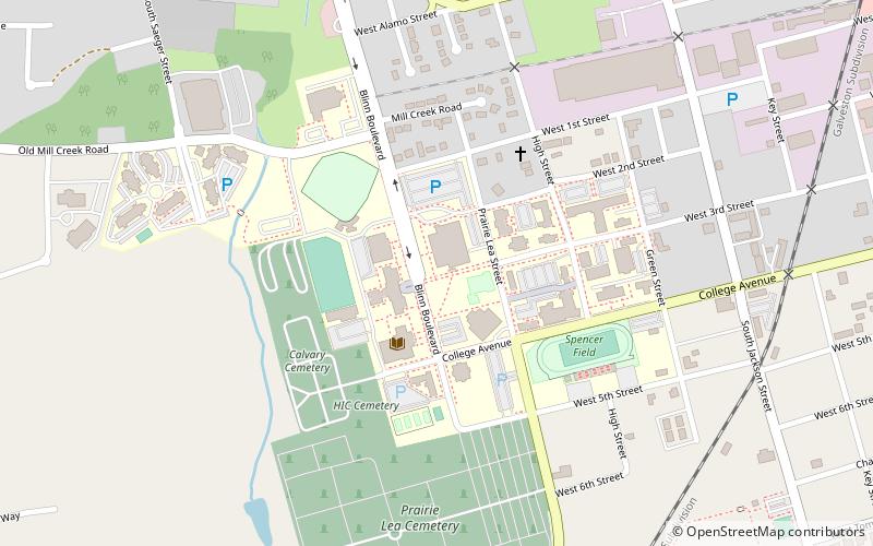 Blinn College location map
