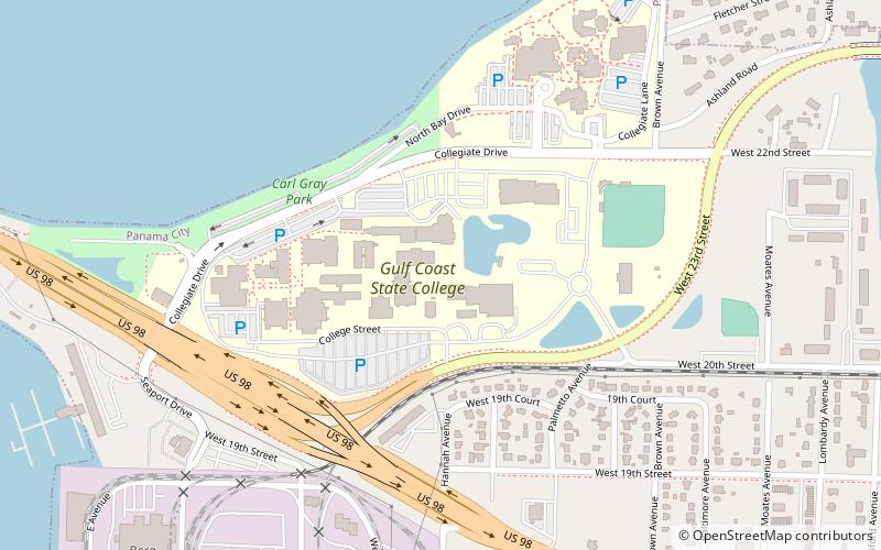 Gulf Coast State College location map