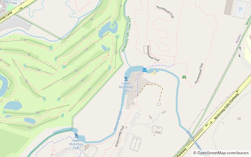 McKinney Homestead location map