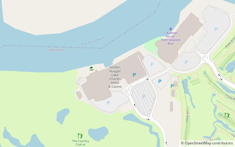Golden Nugget Lake Charles location map
