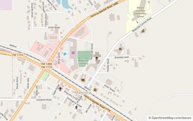 Magnolia location map