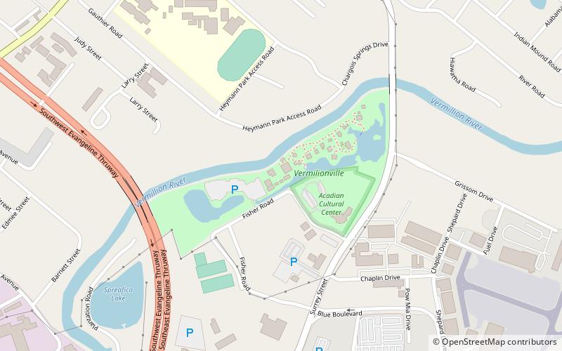 Vermilionville location map