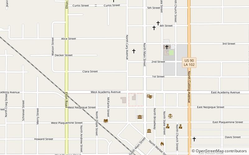 funk house jennings location map