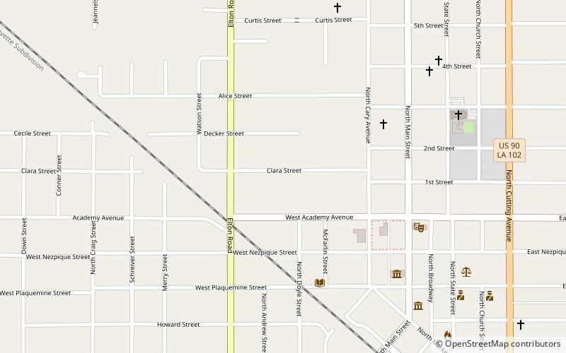 Zigler Art Museum location map