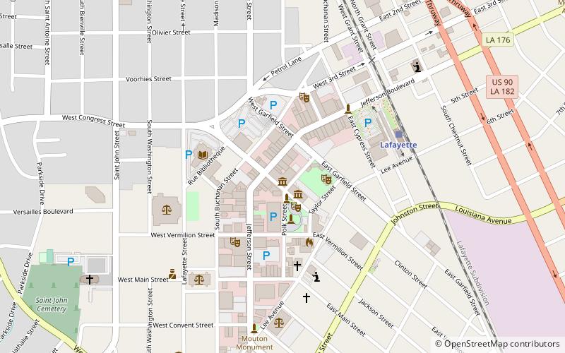 Lafayette Science Museum location map