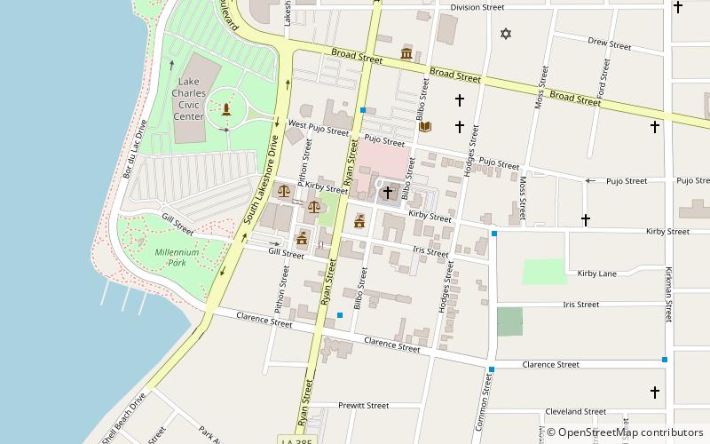 Historic City Hall location map