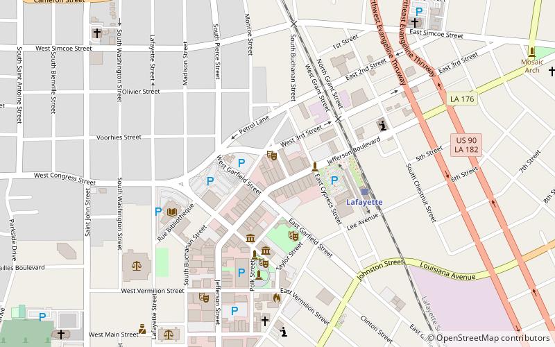 Evangeline Hotel location map