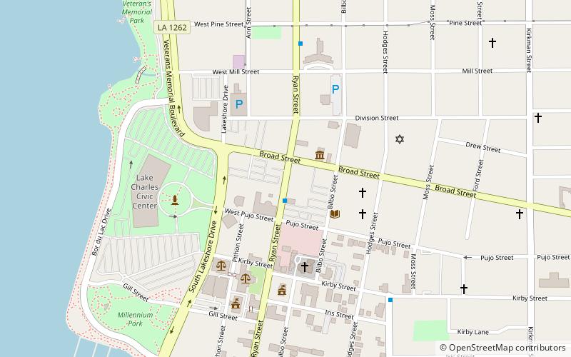 Charleston Hotel location map