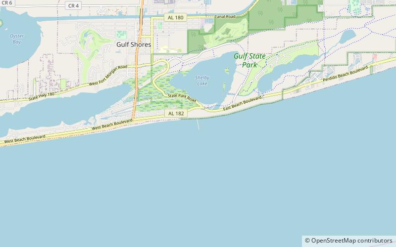 gulf state park pier orange beach location map