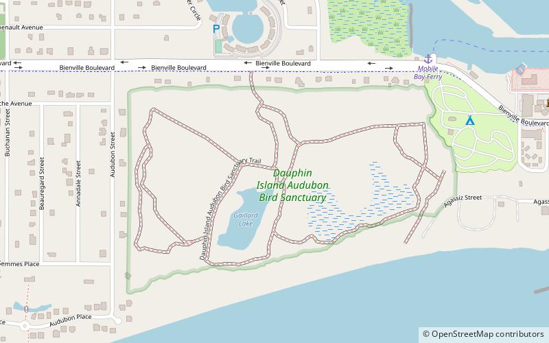 Audubon Bird Sanctuary location map