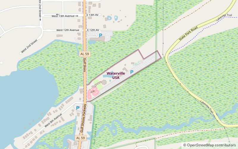 Waterville USA location map