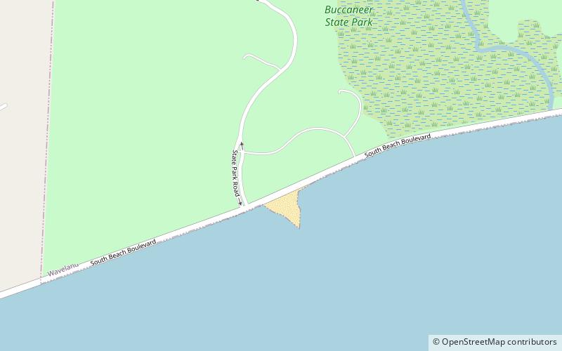 buccaneer state park location map