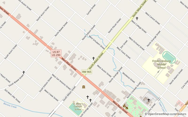 Zion Lutheran Church location map