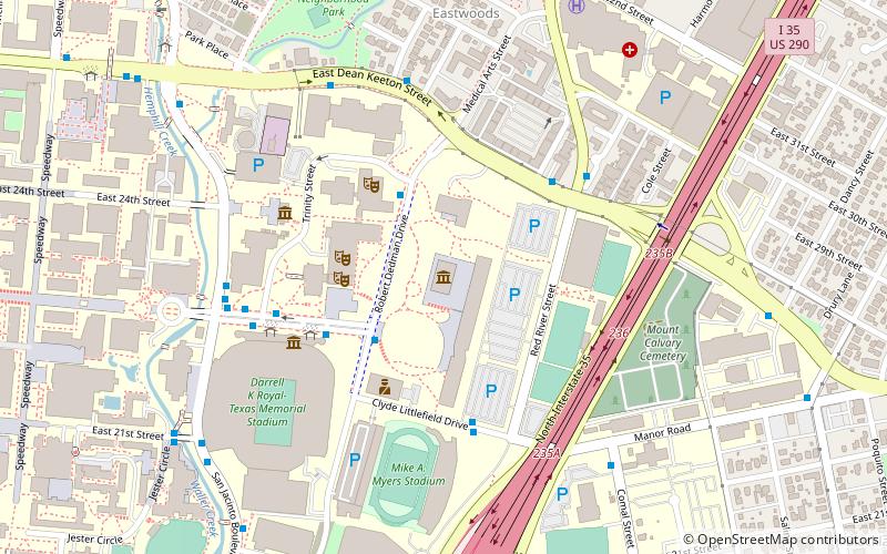 Lyndon Baines Johnson Library and Museum location map