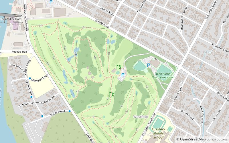 Lions Municipal Golf Course location map