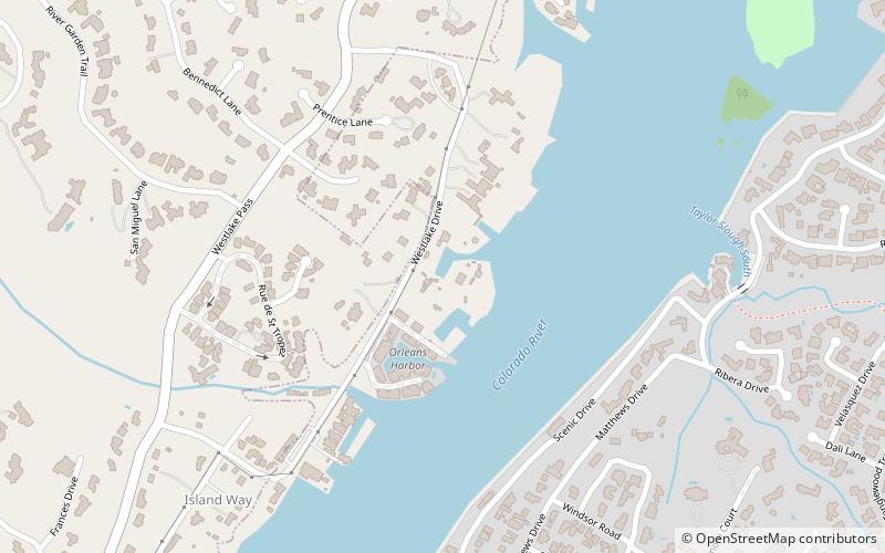 West Lake Beach location map