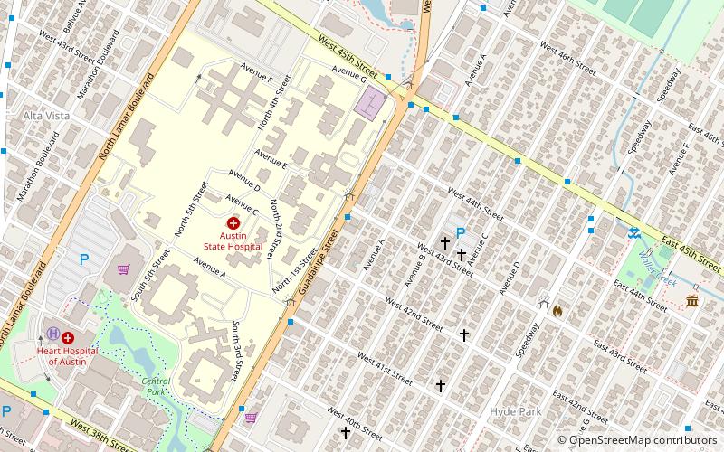 Hyde Park Theatre location map