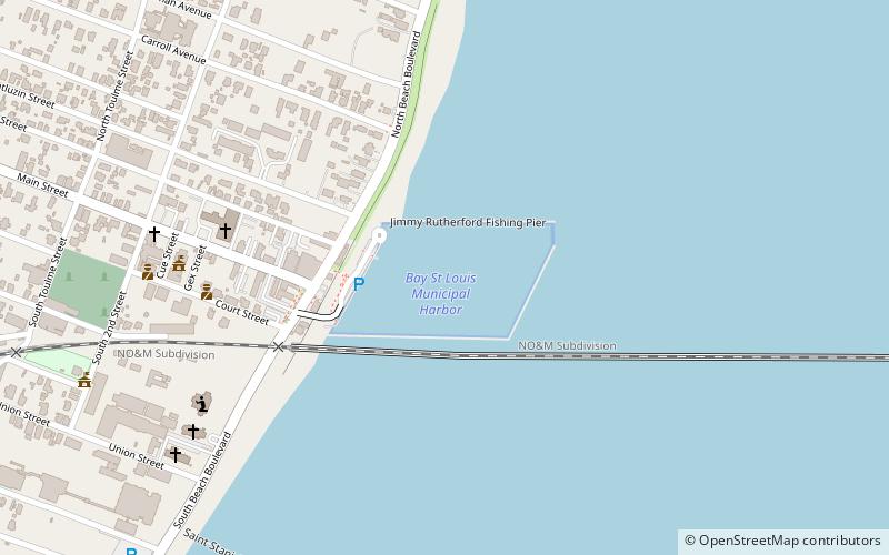 Bay St. Louis Municipal Harbor location map