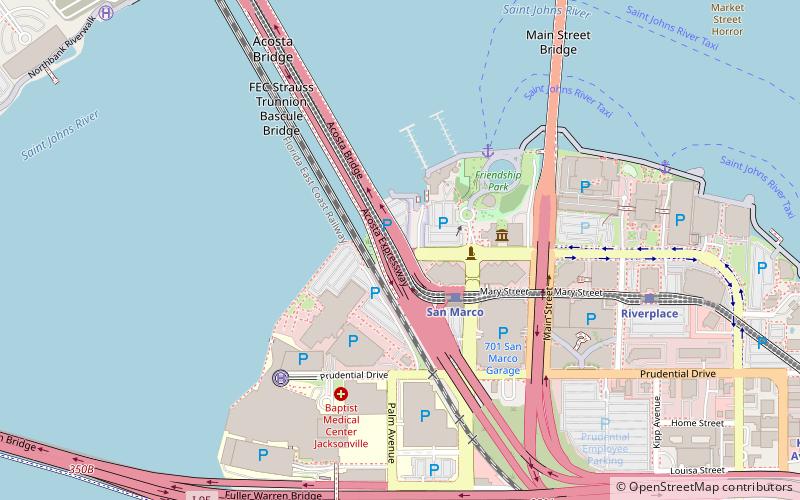 Acosta Bridge location map