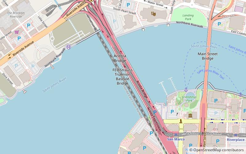 FEC Strauss Trunnion Bascule Bridge location map