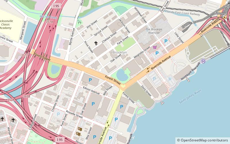 Brooklyn location map