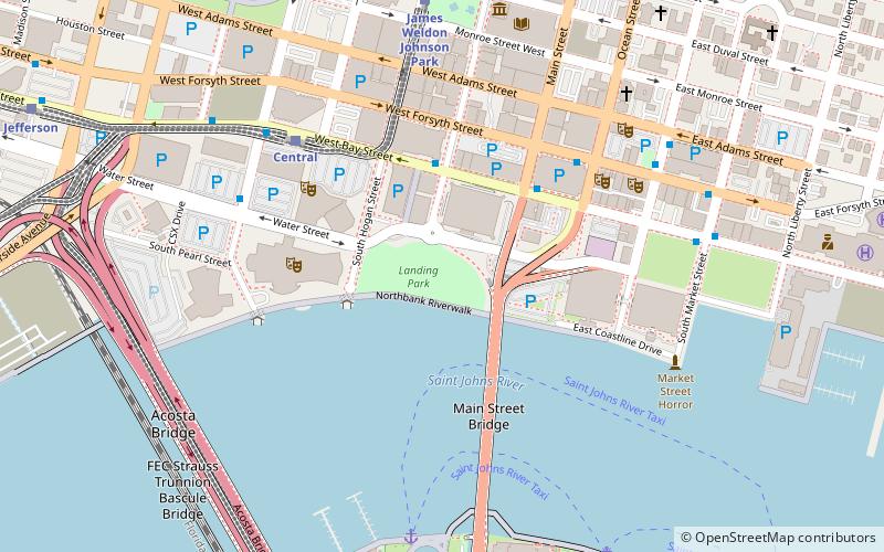 Jacksonville Maritime Museum location map