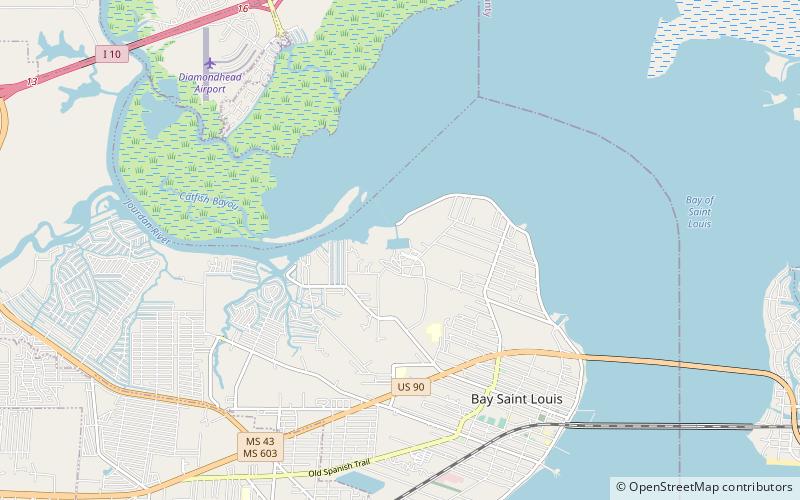Hollywood Casino Gulf Coast location map