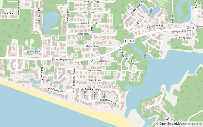 Grayton Beach location map