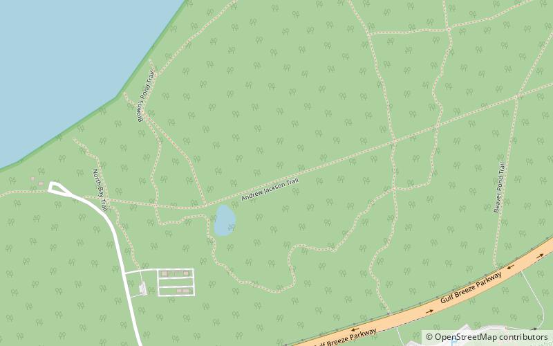 Naval Live Oaks Reservation location map