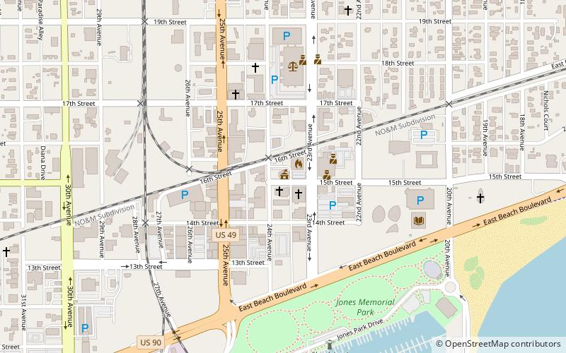 gulfport galleria of fine art location map