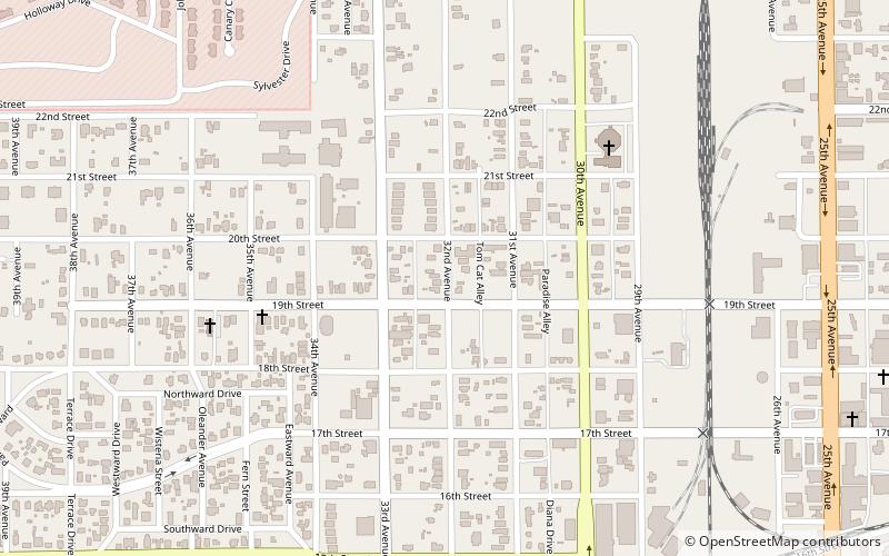 Masonic Hall location map