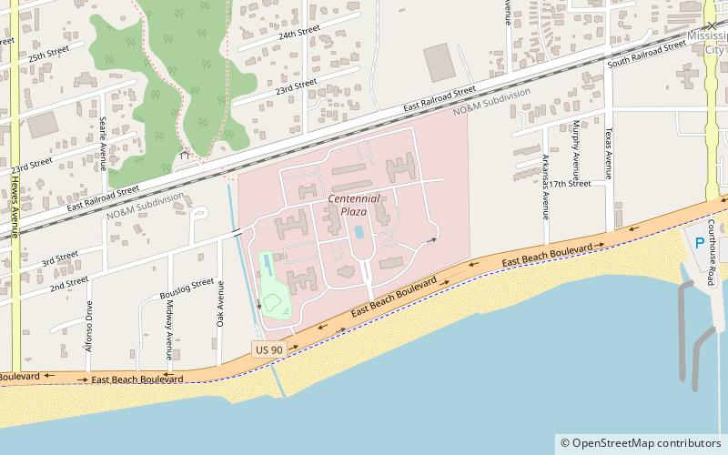 Gulfport Veterans Administration Medical Center Historic District location map