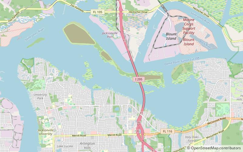 Port of Jacksonville location map