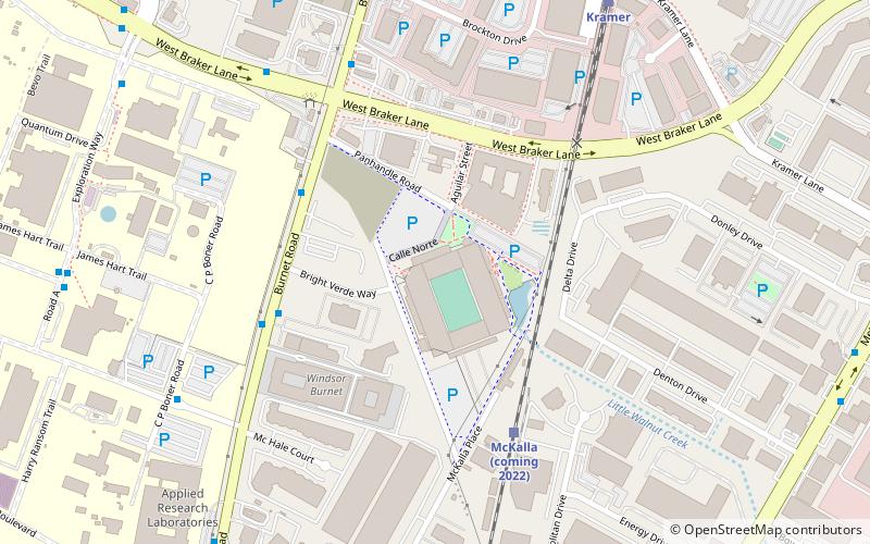 Q2 Stadium location map