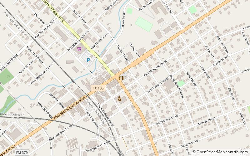Navasota location map