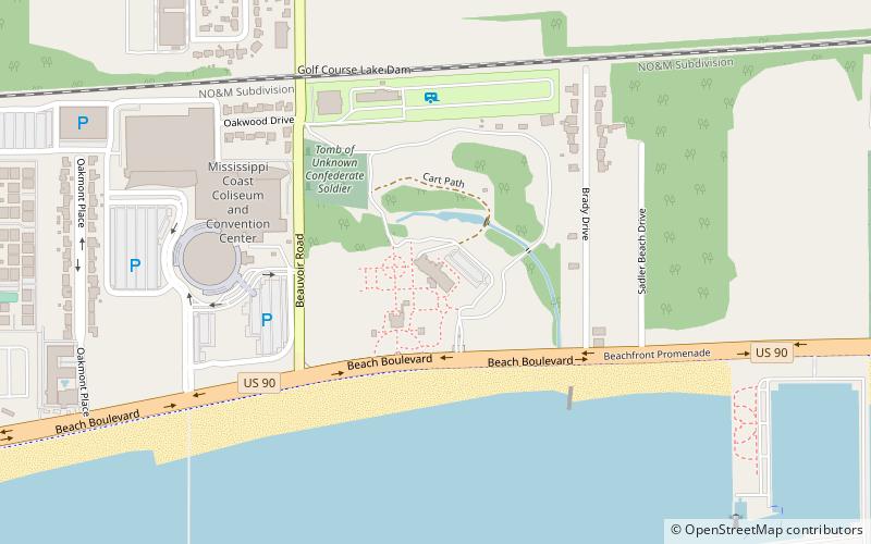 Biblioteca Presidencial Jefferson Davis location map